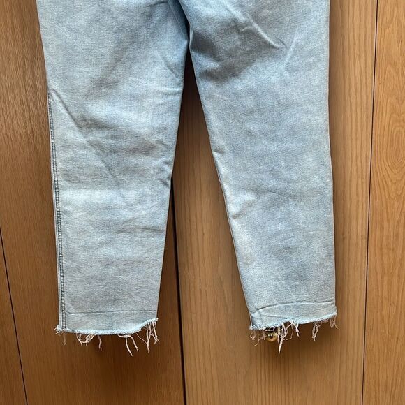 Free People High Rise Vintage Straight Jeans Size 30 - Picture 10 of 10